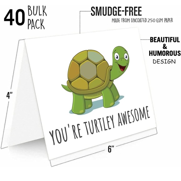 ‎CMM Collections Party Supplies 4 Funny Thank You Cards 4 X 6 In